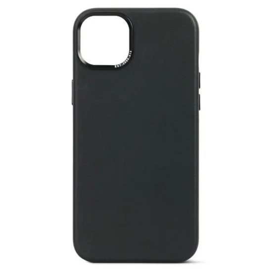 Cover Iphone 15 Pro Leather Magsafe Decoded - Black